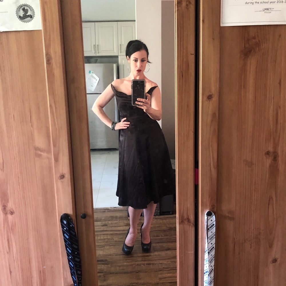 Black formal dress